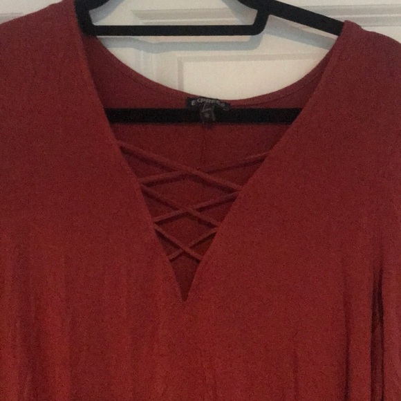 Express boho crisscross dress - Picture 2 of 3